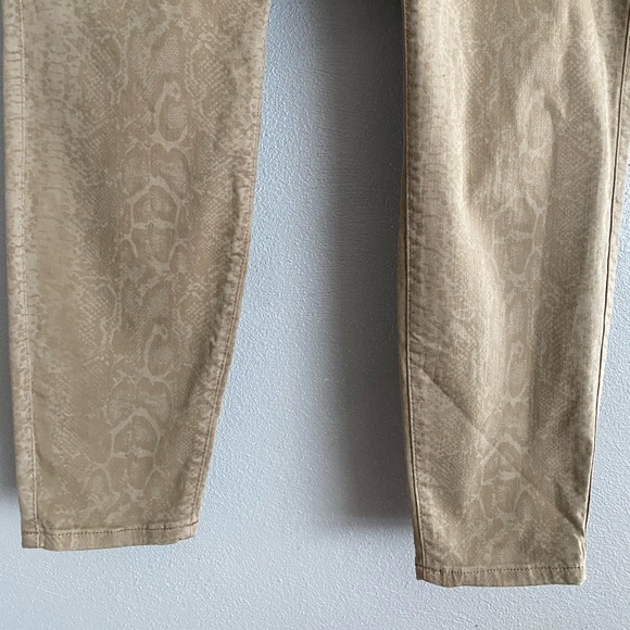 Torrid Khaki Pants Size 22 High Rise Jegging Snake Print Casual - Picture 4 of 11